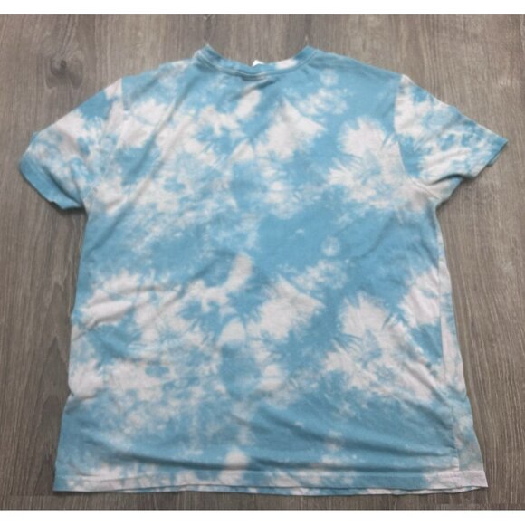 2PAC Tupac Me Against The World T-Shirt Men's XL Tie Dye Causal Crew Neck Blue - Picture 9 of 9